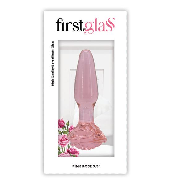 FIRST GLASS ROSE BUTT PLUG M - FRFIRST011987