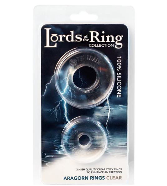 LORDS OF THE RING ARAGORN COCK RING CLEAR - FRRING014004