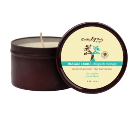EARTHLY BODY AT NIGHT CANDLE APHRODISIAC SEA JASMINE 6OZ - EBHSBNAC031