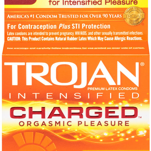 TROJAN INTENSIFIED CHARGED 3 PACK - T95701