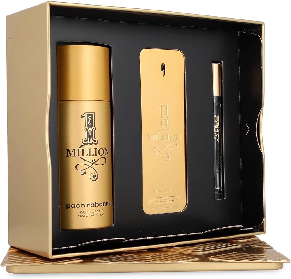 1 MILLION 3PC SET, MEN'S GIFT SET, EDT-Pinkfoxxx