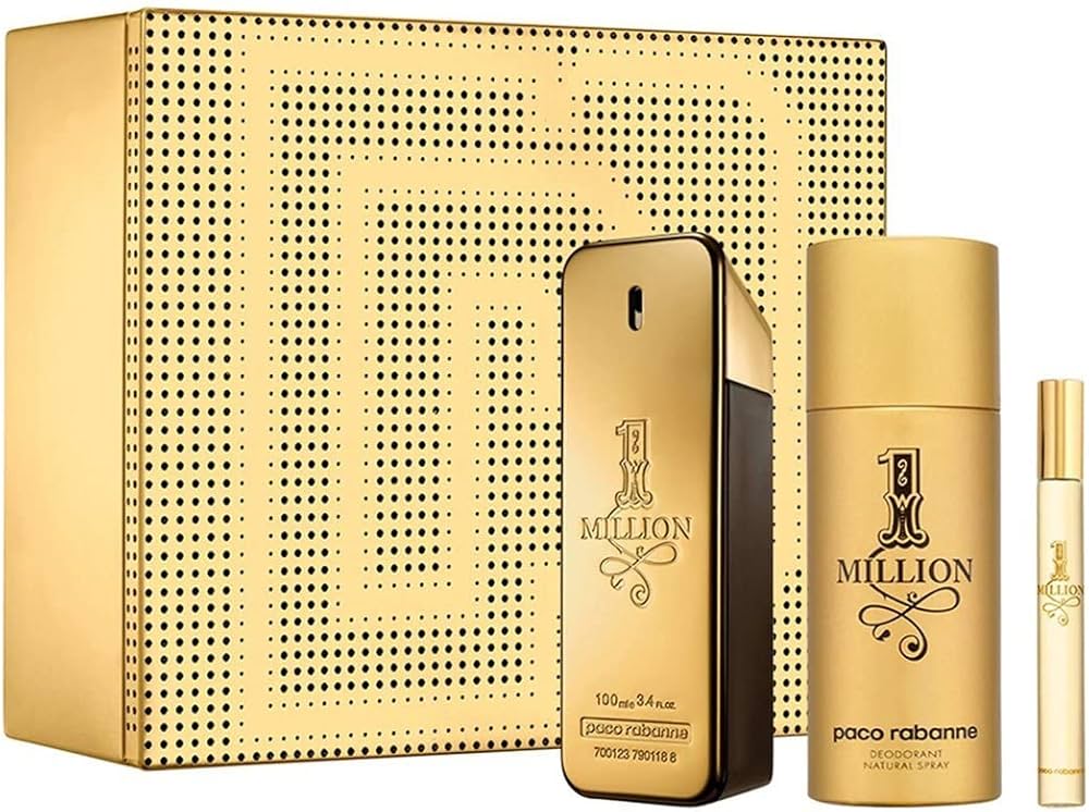 1 MILLION 3PC SET, MEN'S GIFT SET, EDT-Pinkfoxxx