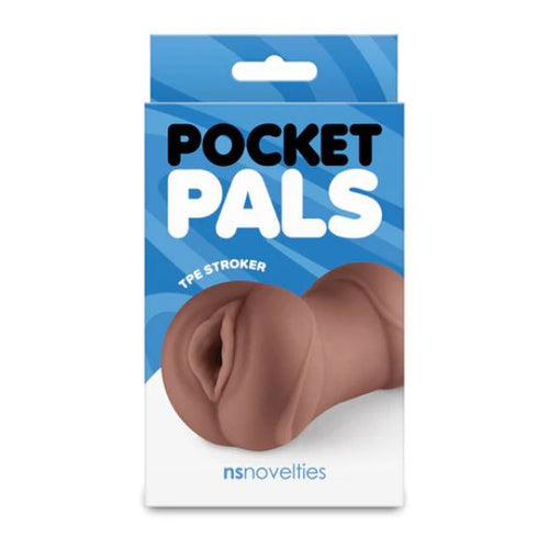 POCKET PALS VAGINA STROKER BROWN - NSN102003