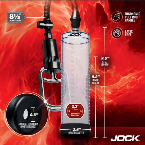 JOCK ADVANCED AMP UP PENIS PUMP W/PULL HANDLE - CN1031
