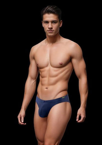 ENVY SEXY SLINKY BRIEF NAVY S/M - XGBLE112NAVSM