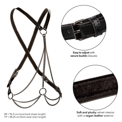 EUPHORIA MULTI CHAIN HARNESS PLUS SIZE - SE310121