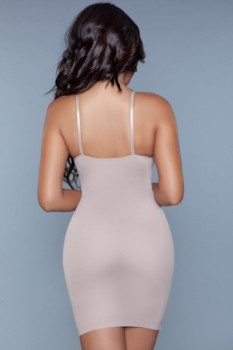 2009 Curved Craze Shapewear Dress Black-Pinkfoxxx
