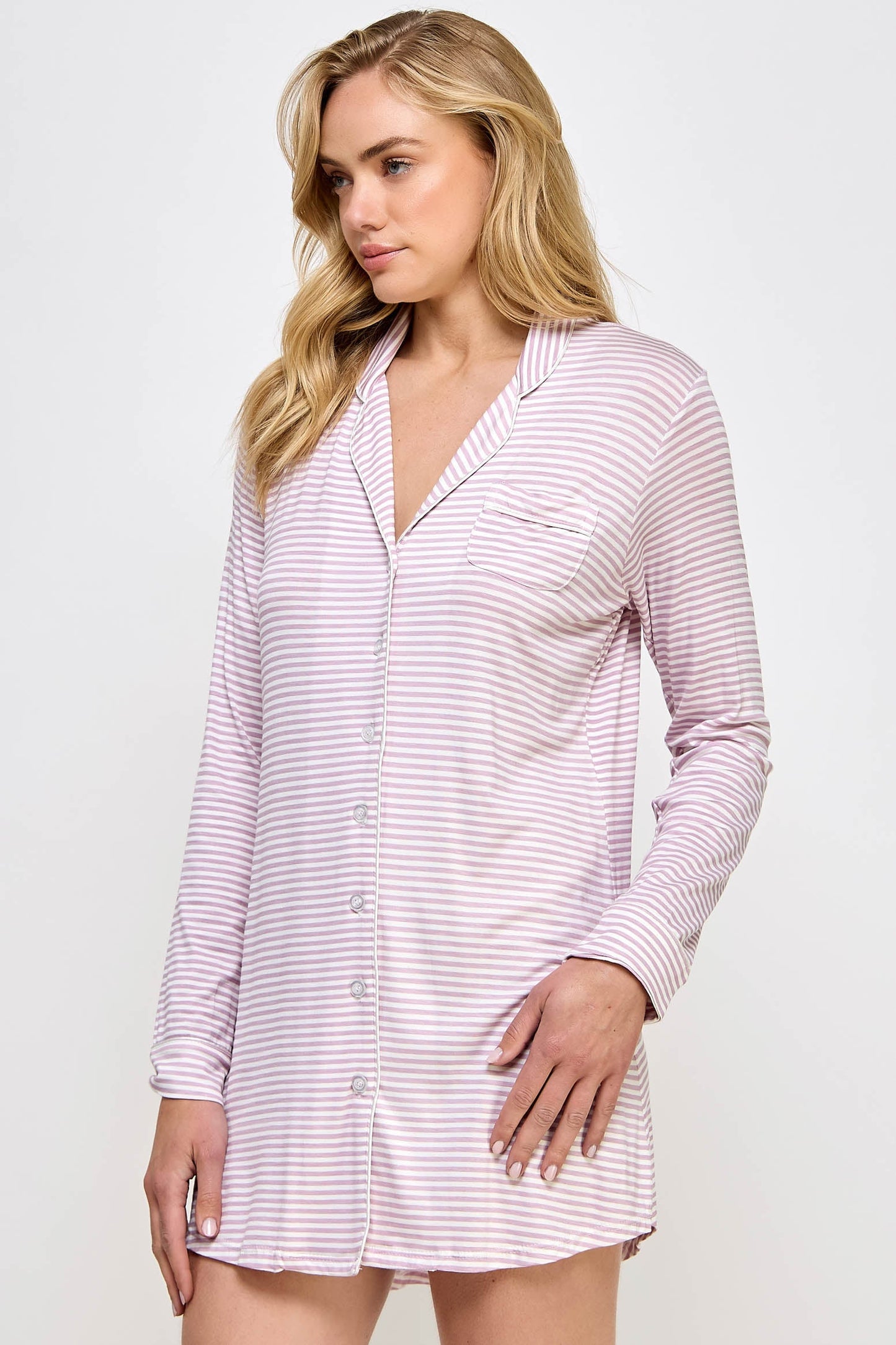 2088 Mahina Sleep Shirt-Pinkfoxxx