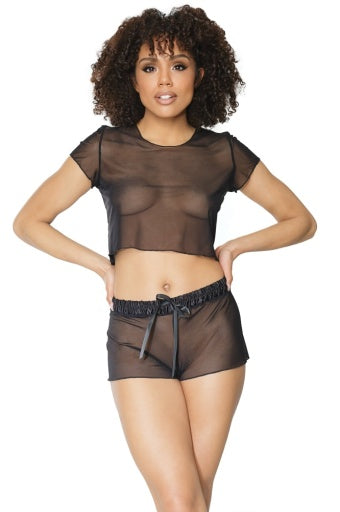 21328 - Crop Top & Booty Short