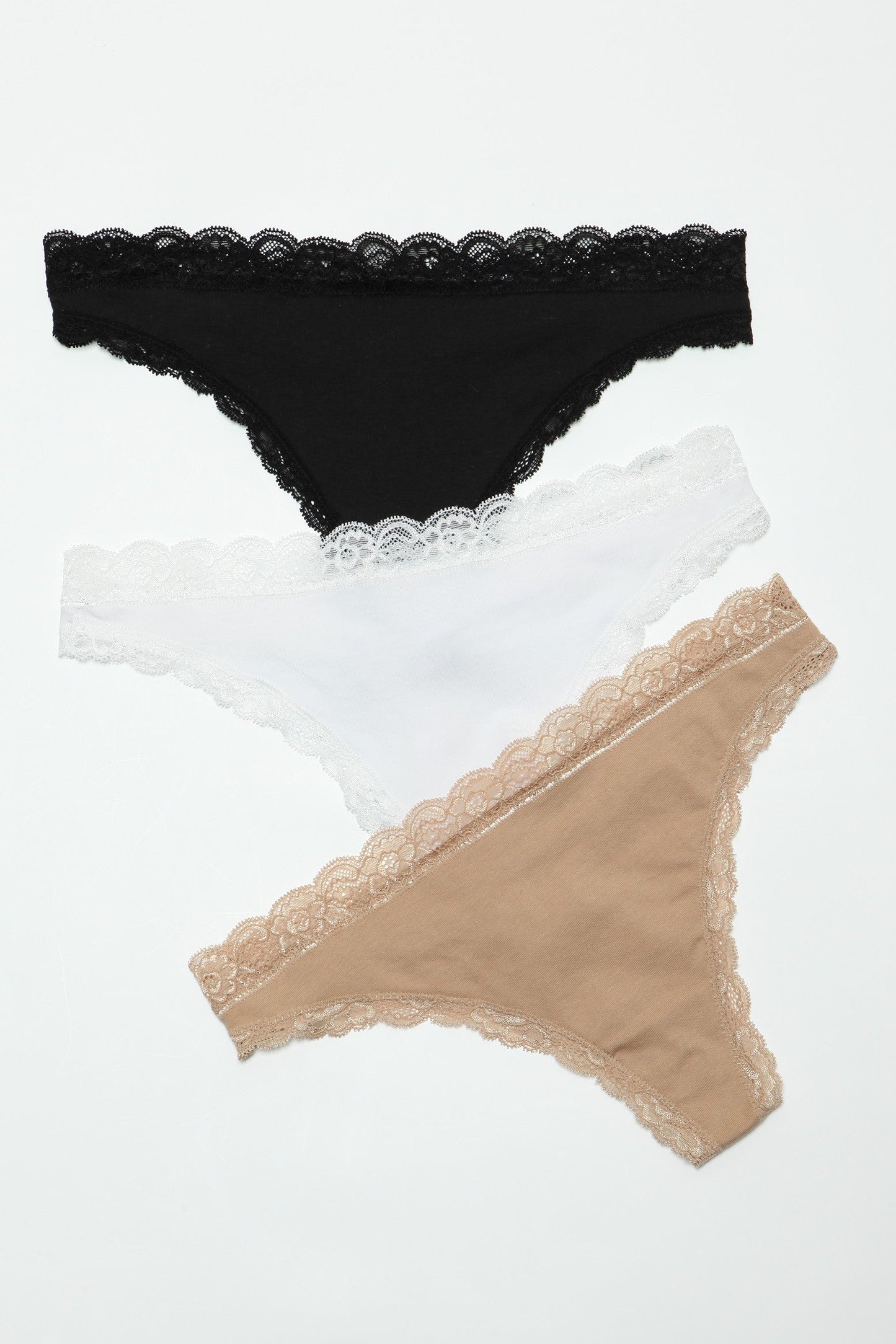 22023PK Mandy Thong 3 Pack-Pinkfoxxx