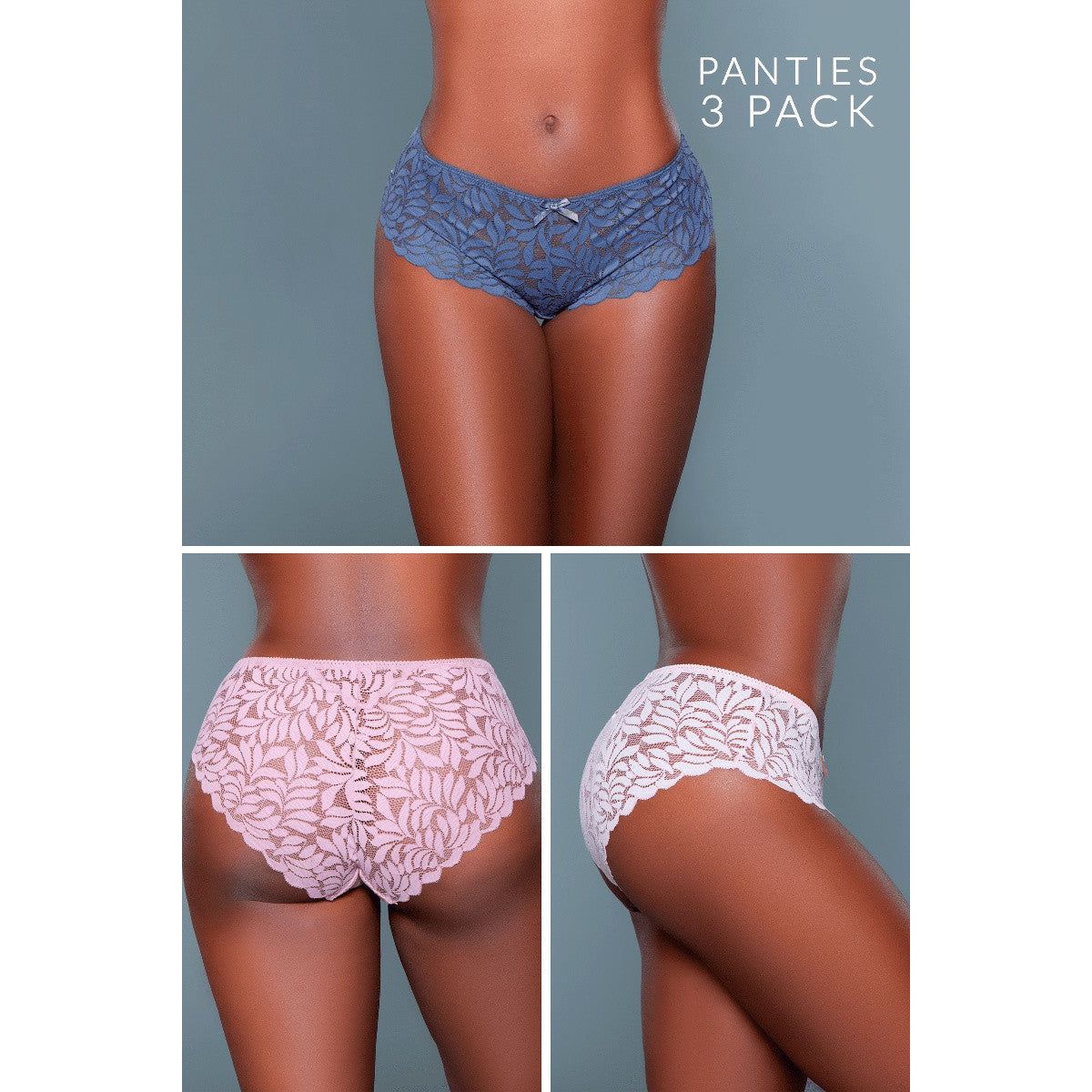 2211 Livvy Hipster 3 Pack-Pinkfoxxx