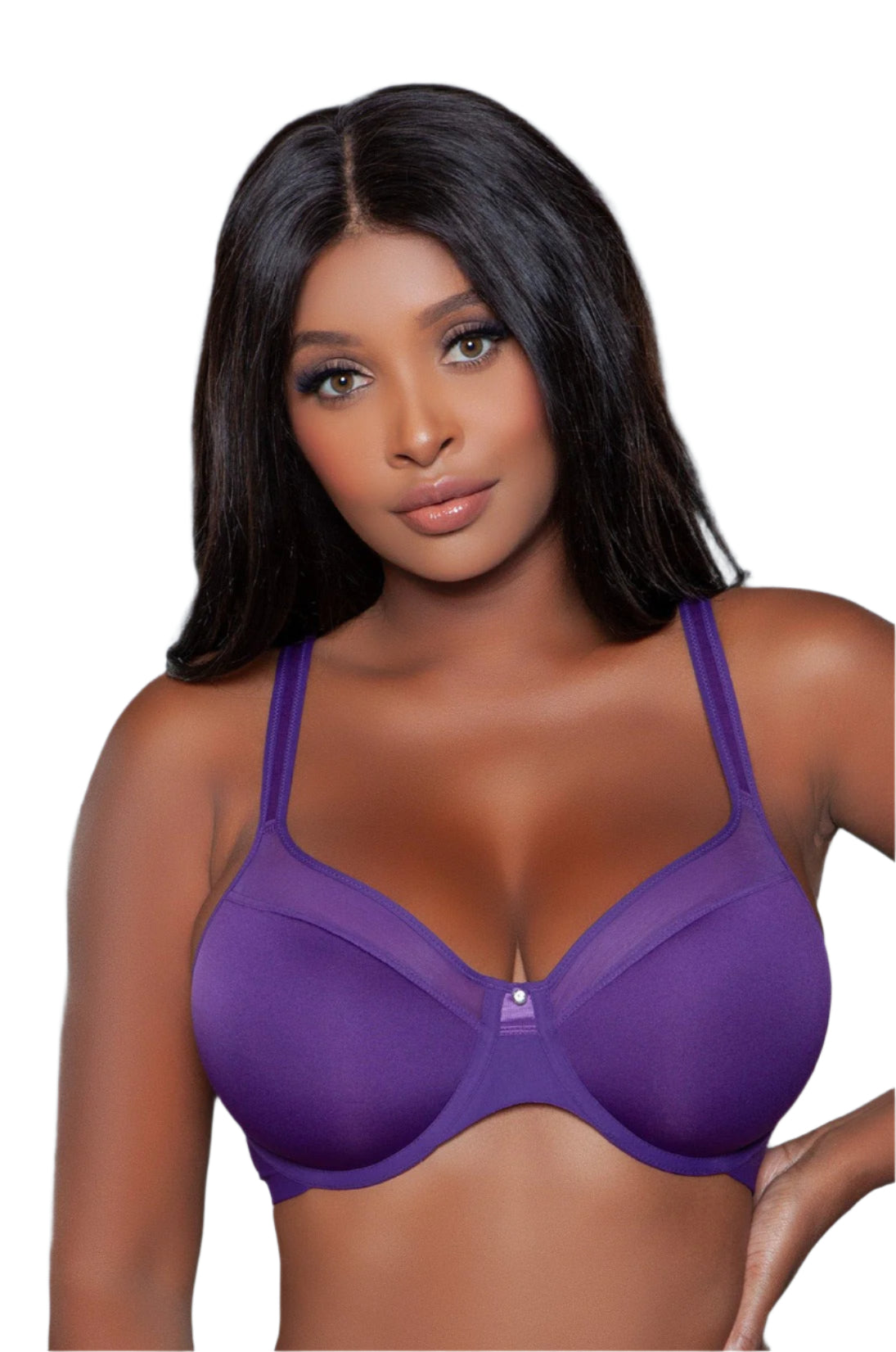 2215 Seamless Kristy Full Coverage Bra-Pinkfoxxx