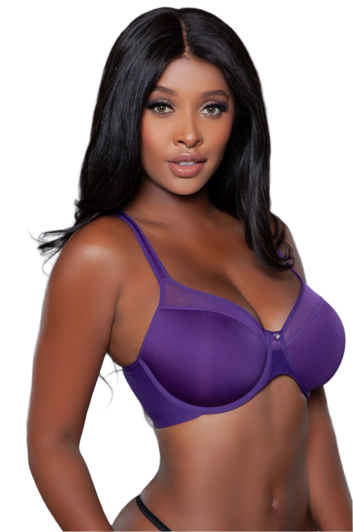 2215 Seamless Kristy Full Coverage Bra-Pinkfoxxx