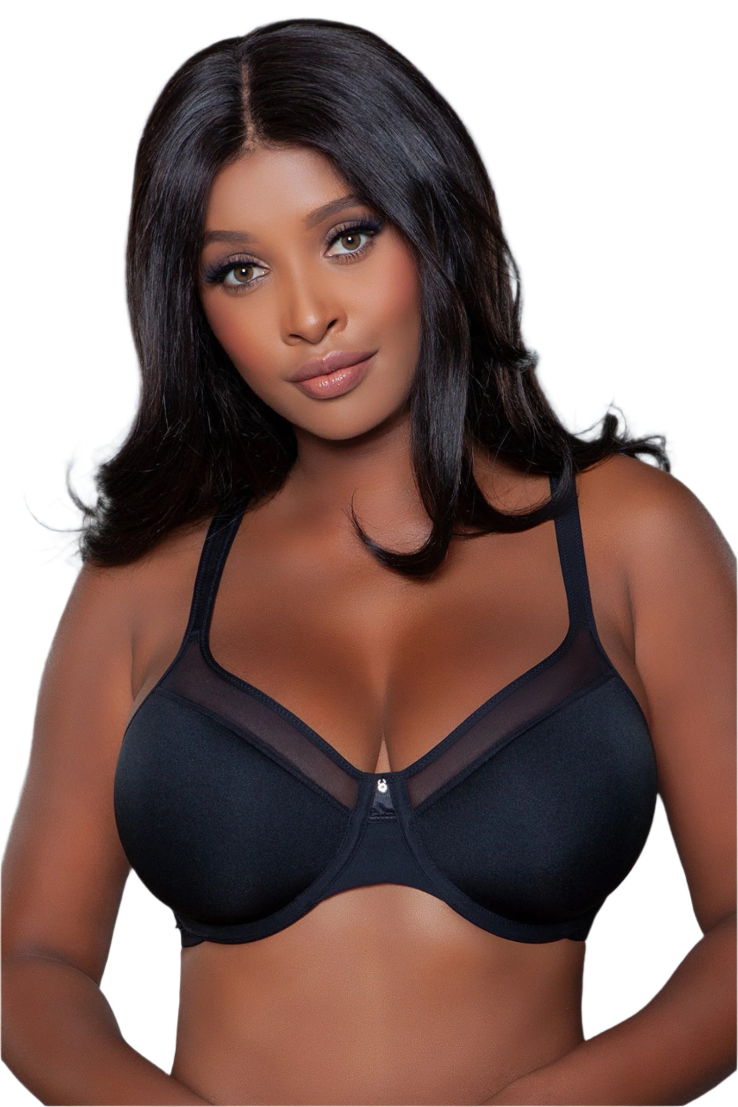 2215 Seamless Kristy Full Coverage Bra-Pinkfoxxx
