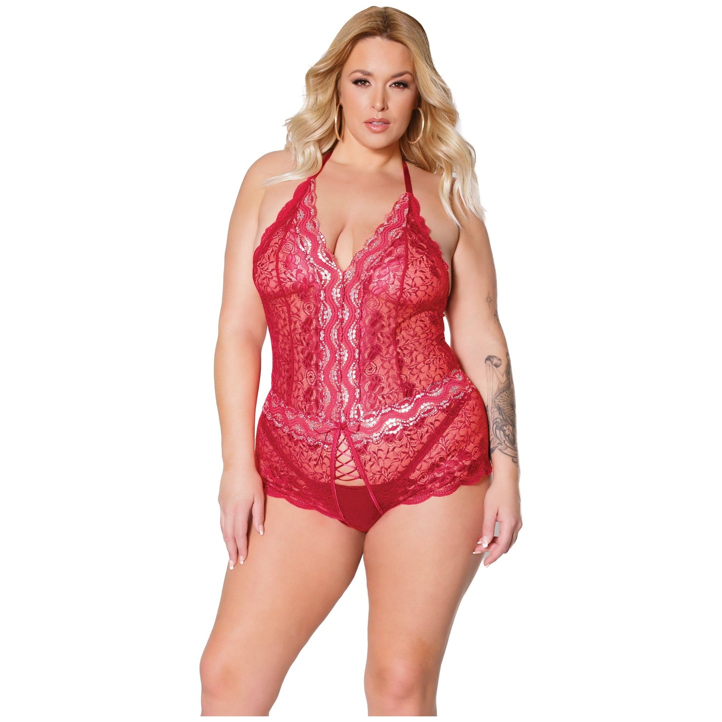 22302 - Crotchless Teddy