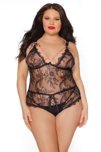 22516 - Crotchless Teddy