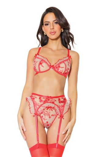 23302 - Bra Garterbelt & G-String