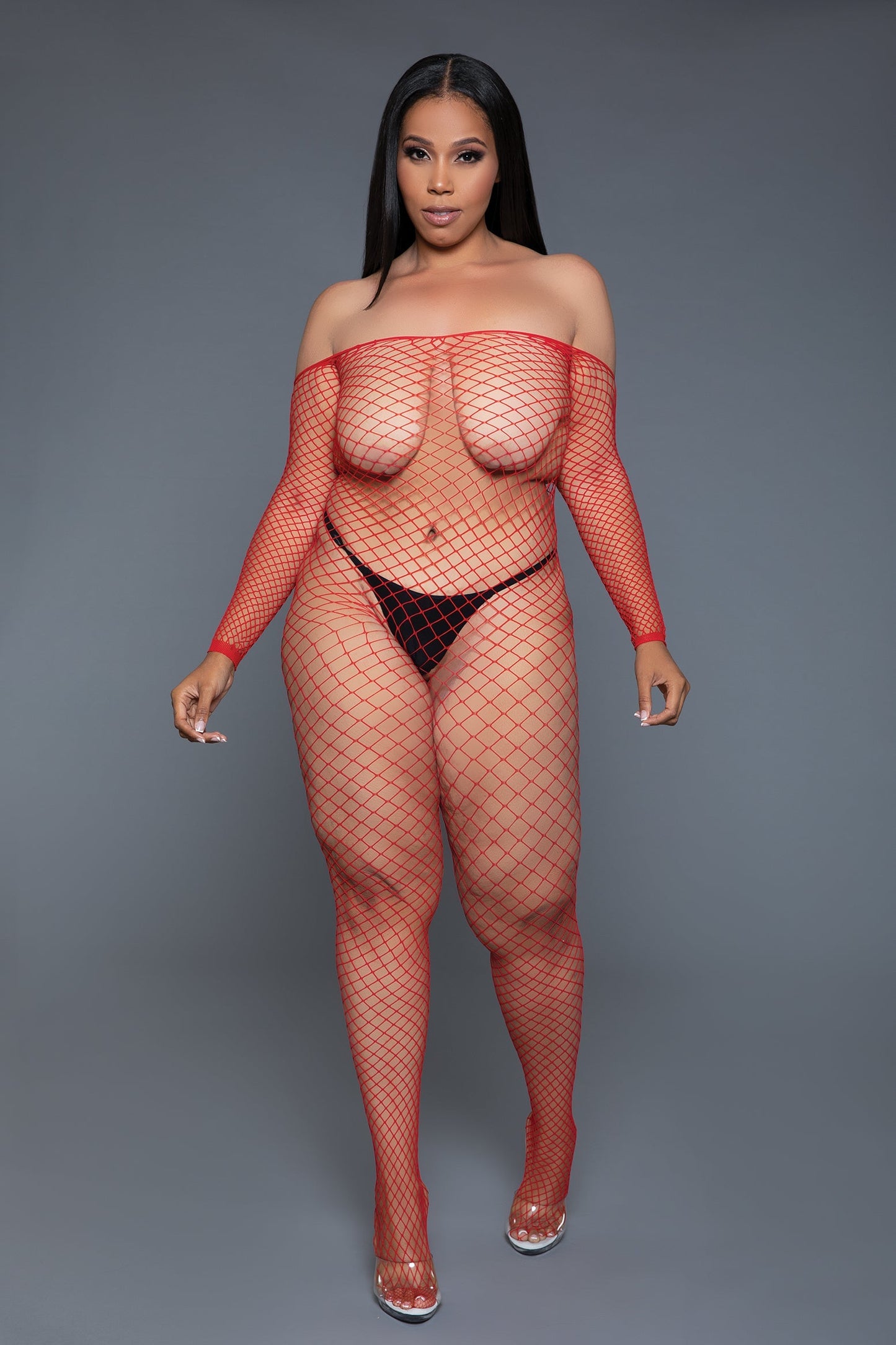 2359 Catch Me Bodystocking-Pinkfoxxx