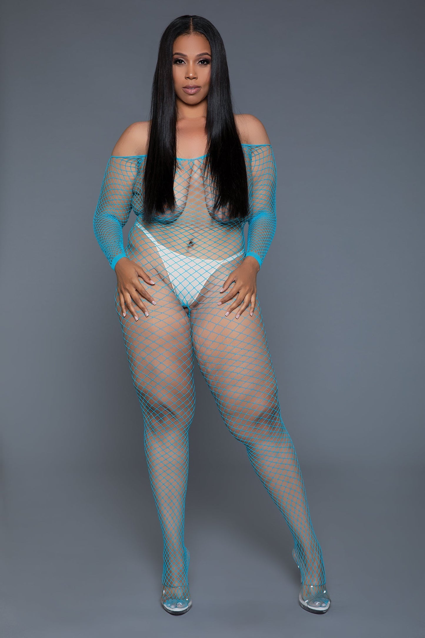 2359 Catch Me Bodystocking-Pinkfoxxx