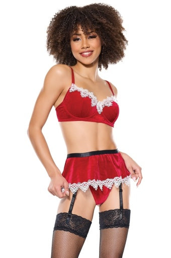 24317 - Bra Garter Skirt & G-String