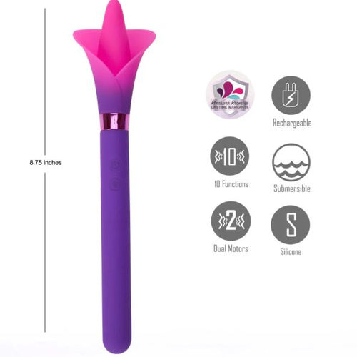 VALA DUAL JAGUAR POWER FLOWER VIBE PURPLE - MTMA2507PUR