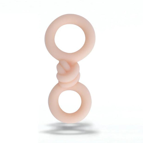 COOPER LIQUID SILICONE DUAL SUPER STRETCH C-RING VANILLA - MTBO2603VANILLA