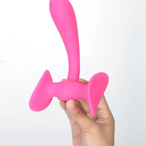 PAISLEE DUAL MOTOR THIIGH HOLD VIBRATOR PINK - MTBO2614