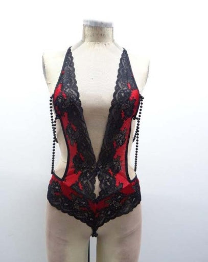 34431 - CASCADE BACK TEDDY-Pinkfoxxx
