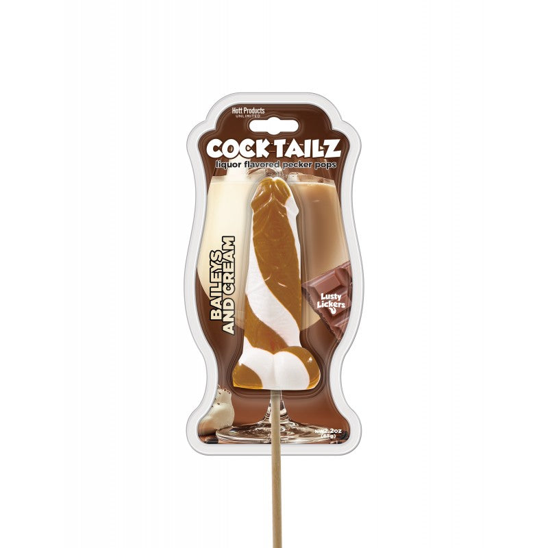 COCKTAILZ LIQUOR FLAVORED PECKER POPS BAILEYS & CREAM