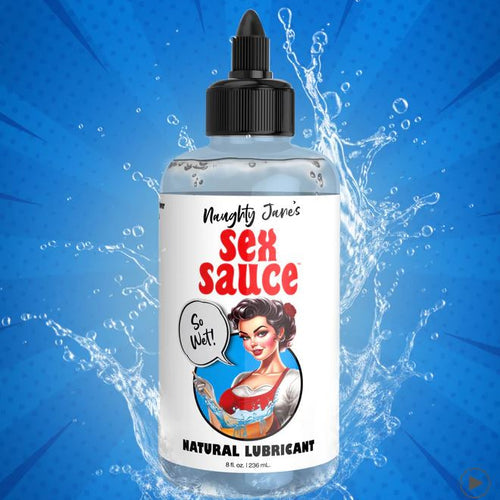 SS NAUGHTY JANES SEX SAUCE NATURAL LUBE 8 OZ - XRAH3968OZ