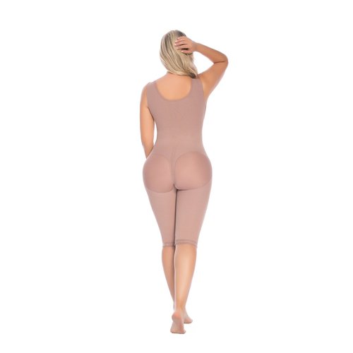 Body Garment Below Knee-Sleeveless-Bra. This shapewear helps with recovery, healing proces