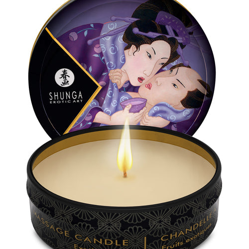 MINI MASSAGE CANDLE LIBIDO/ EXOTIC FRUITS 1 OZ - SH4602