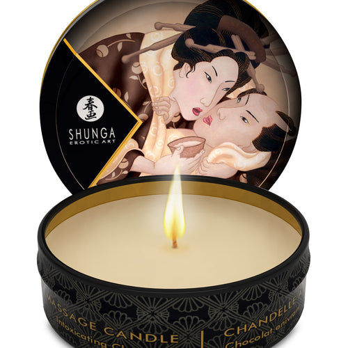 MINI MASSAGE CANDLE EXCITATION / INTOXICATING CHOCOLATE 1 OZ - SH4609