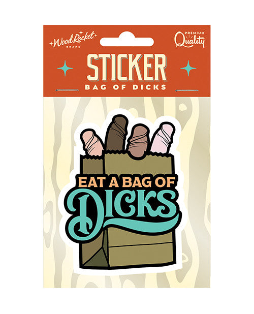 EAT A BAG OF DICKS STICKER (NET) - WRSTK005