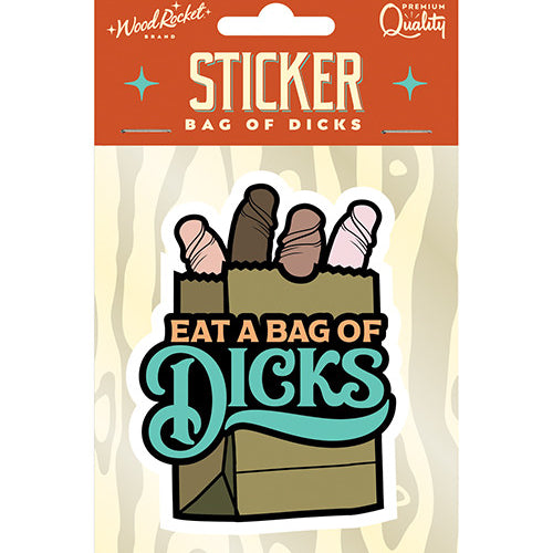 EAT A BAG OF DICKS STICKER (NET) - WRSTK005