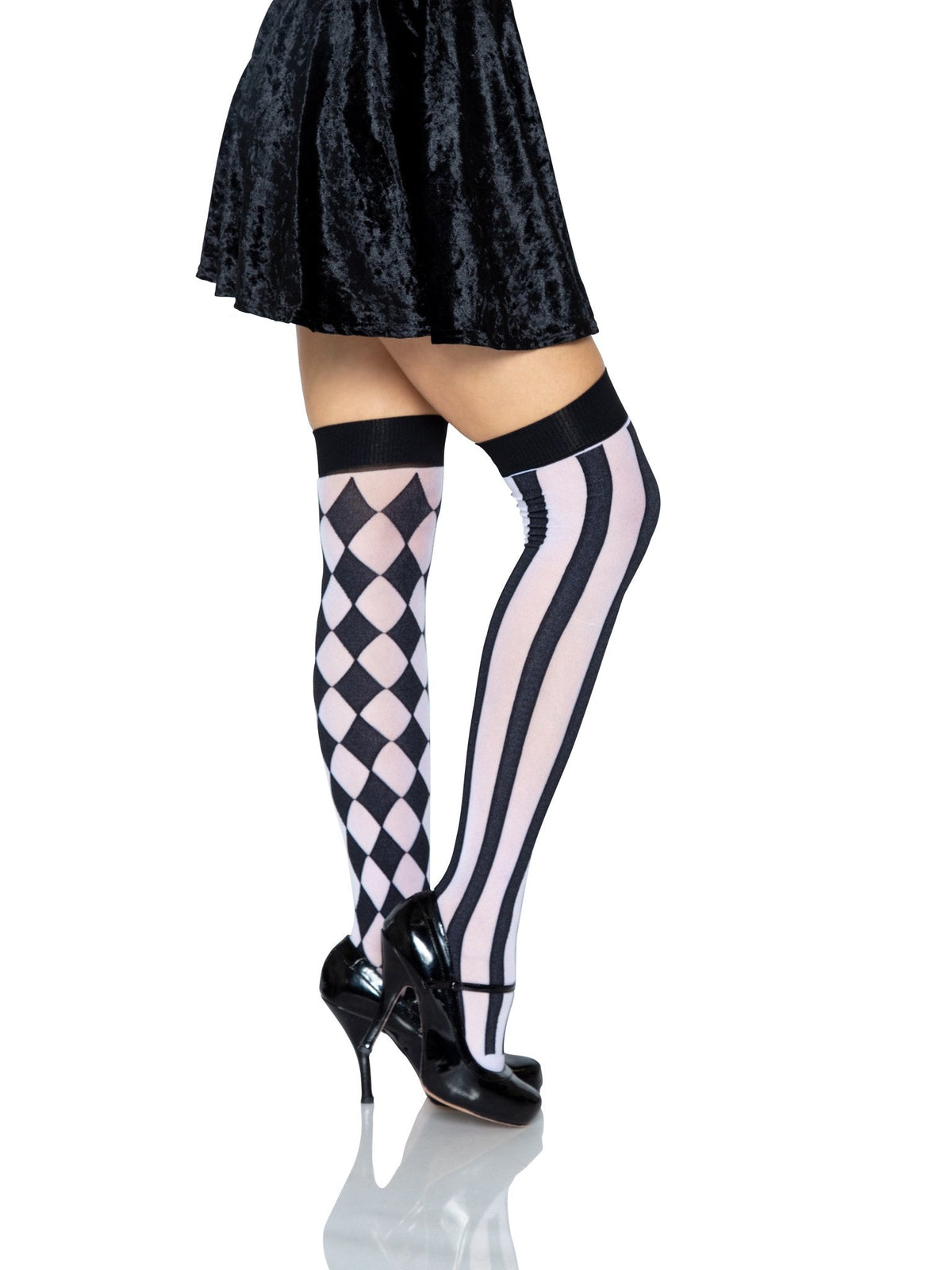 Harlequin Thigh High Stockings - 6120 00722