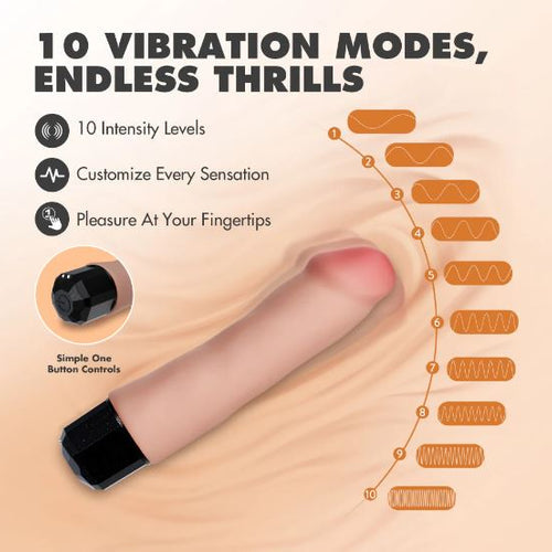 DR. SKIN DR. AVERY 7.5IN REALISTIC VIBRATING - BN64923