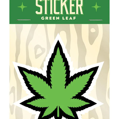 GREEN LEAF STICKER (NET) - WRSTW002