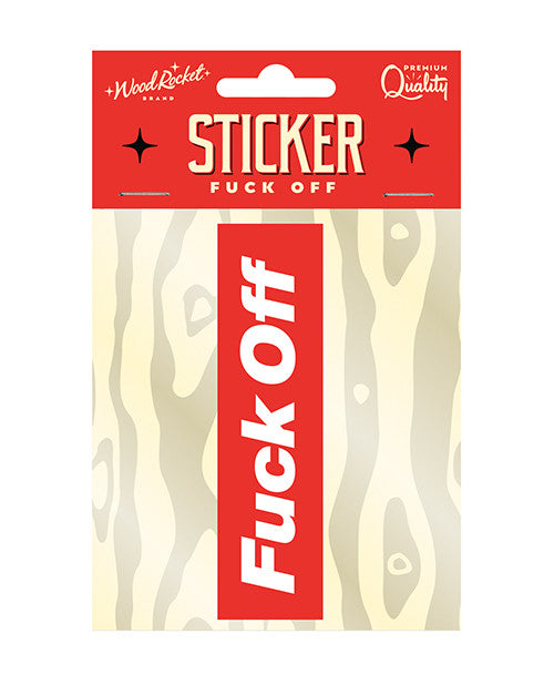 FUCK OFF STICKER (NET) - WRSTK007