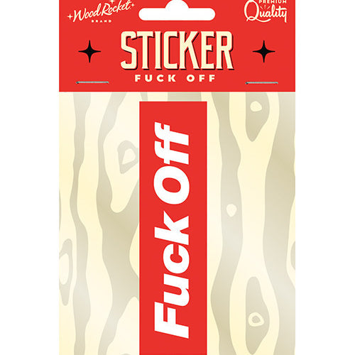 FUCK OFF STICKER (NET) - WRSTK007