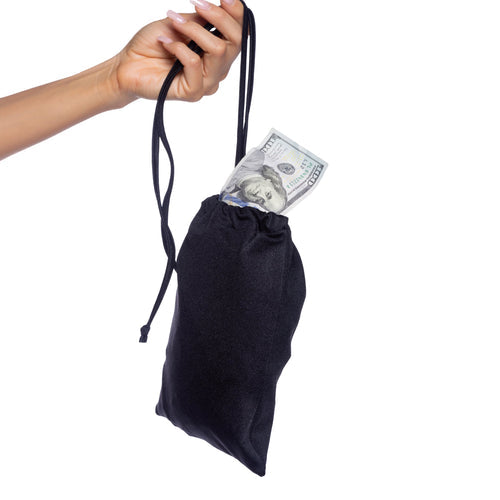 6731 - Spandex Iridescent Money Bag