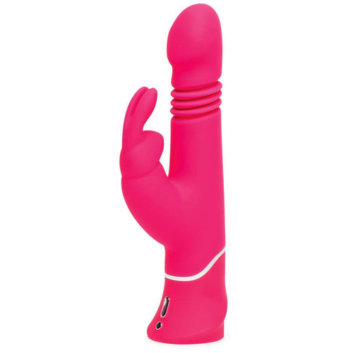 HAPPY RABBIT THRUSTING RECHARGEABLE RABBIT PINK - LH71507