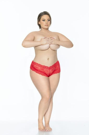 72110X - M&M Queen Boy Short - Lingerie-Pinkfoxxx