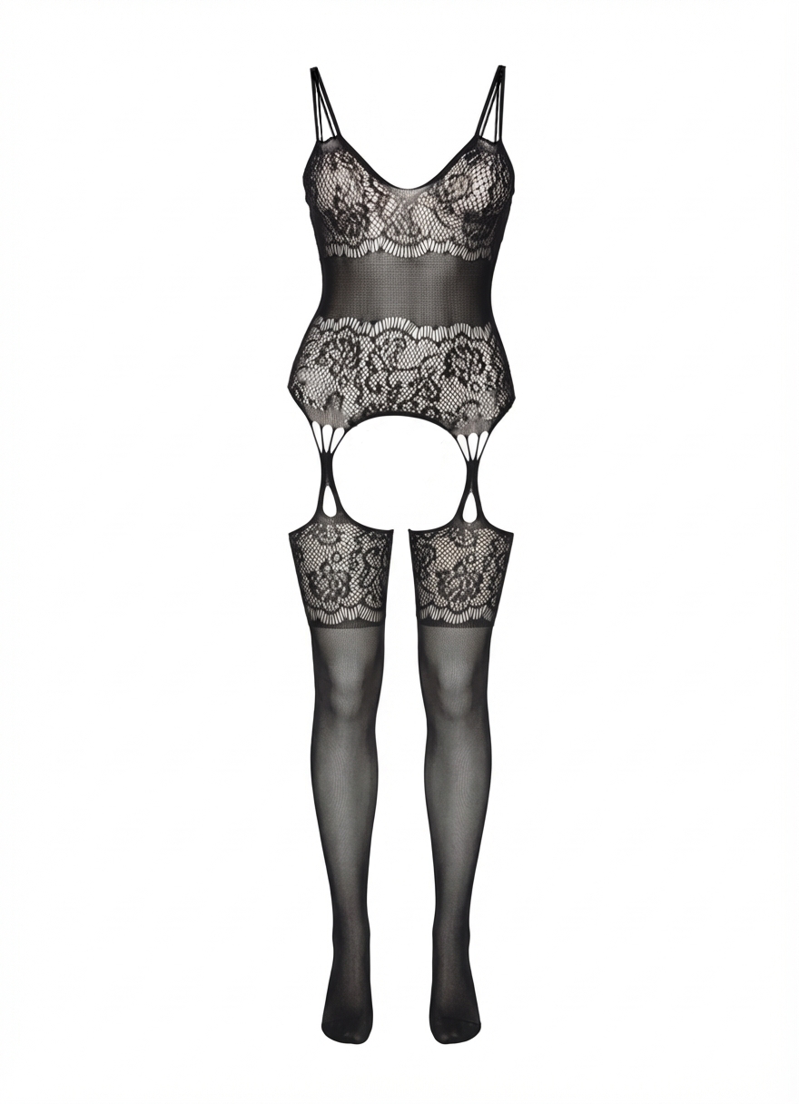 Hard to Get Lace Bodystocking - 89215 00122