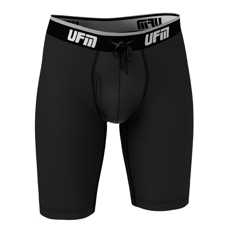 UFM Long Boxer Brief 9" - Polyester REG Support - bb_p_9_5_blk_26E