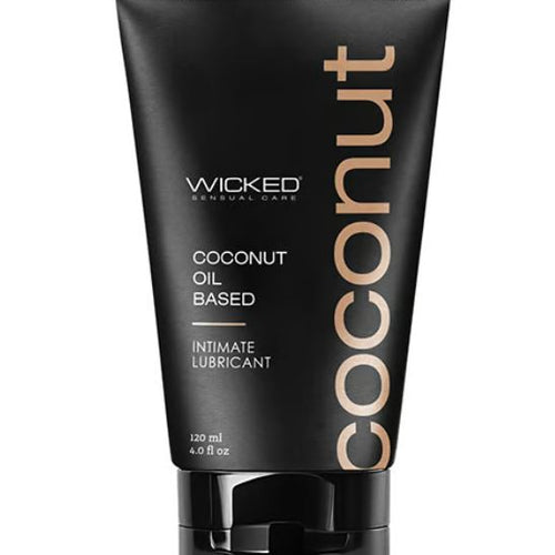 WICKED COCONUT OIL LUBE4OZ WATER BASED 4 OZ - WIC90724