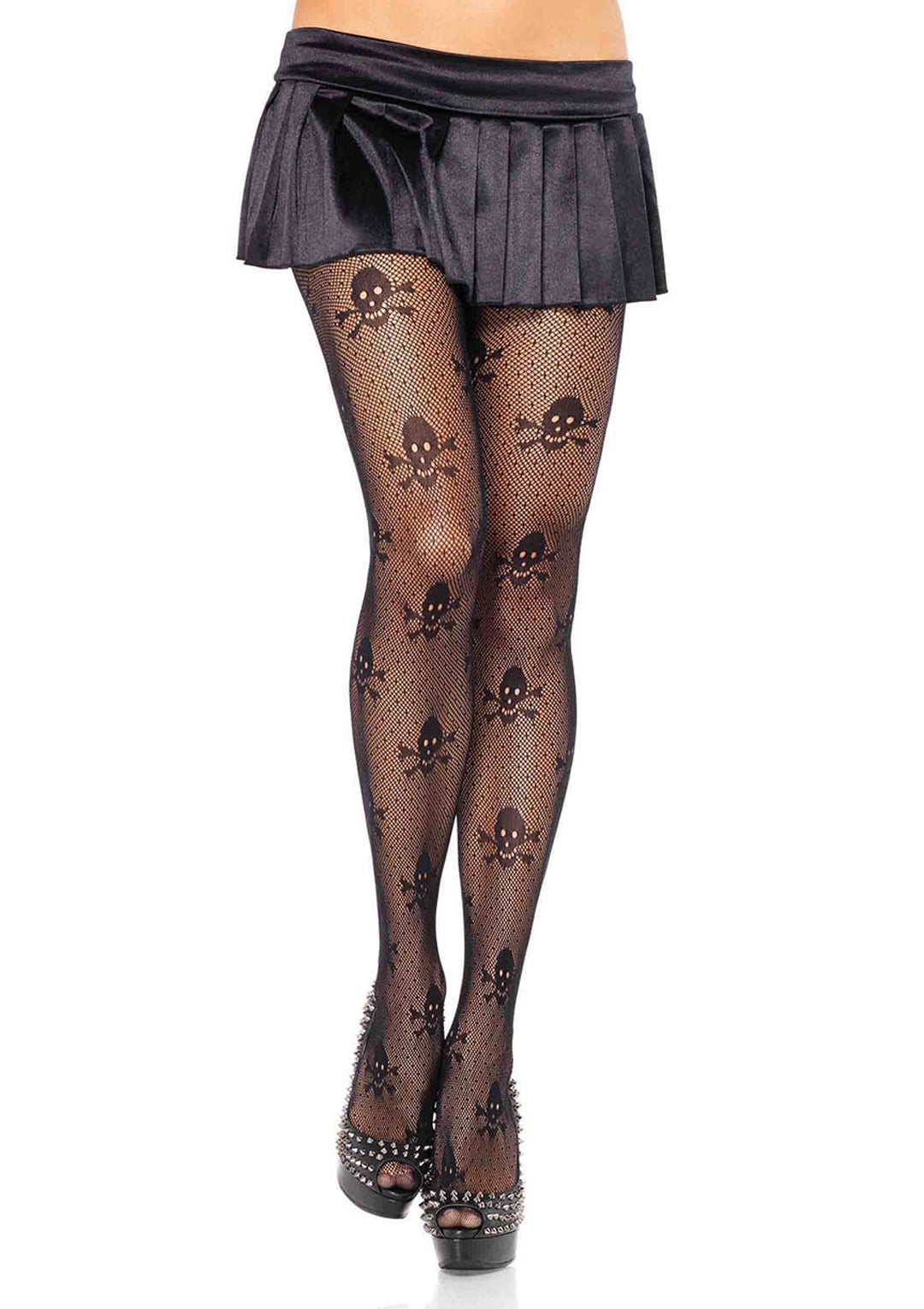 Pirate Net Skull Tights - 9160 00122