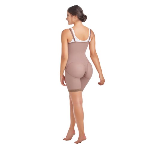 GIRDLE-ABDOMEN-ZIPPER-STRAP-HIP . Open bust, strapless shapewear . Its closure is lateral