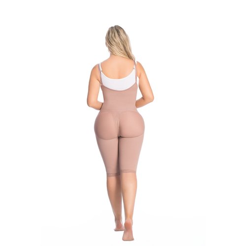 Ultra Butt Lift Body Garment-HipHugger 2 Level Hook. Braless girdle shapes and lifts the b