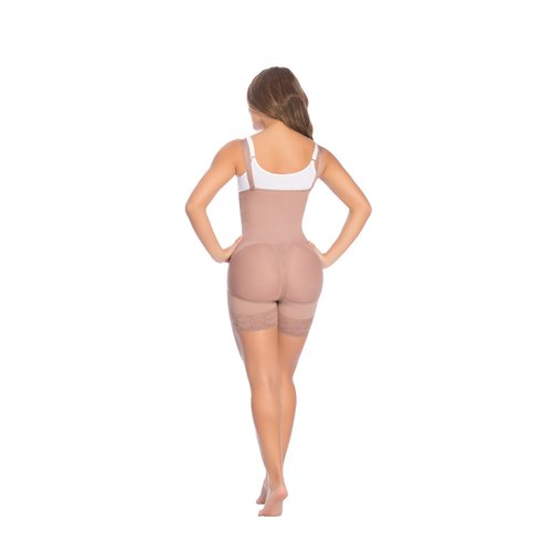 Ultra Butt Lift Body Garment-HipHugger 2 Level Hook. Strapless girdle shapes and lifts the